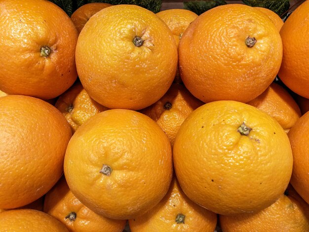 Full frame shot of oranges