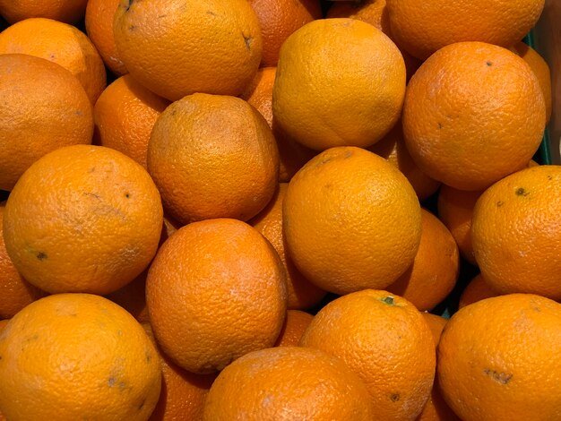 Full frame shot of oranges