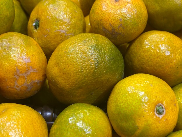 Full frame shot of oranges