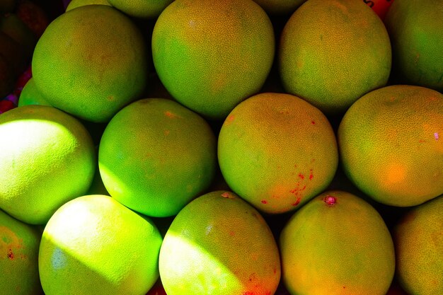 Photo full frame shot of oranges