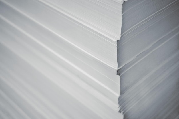 Full frame shot of paper stack