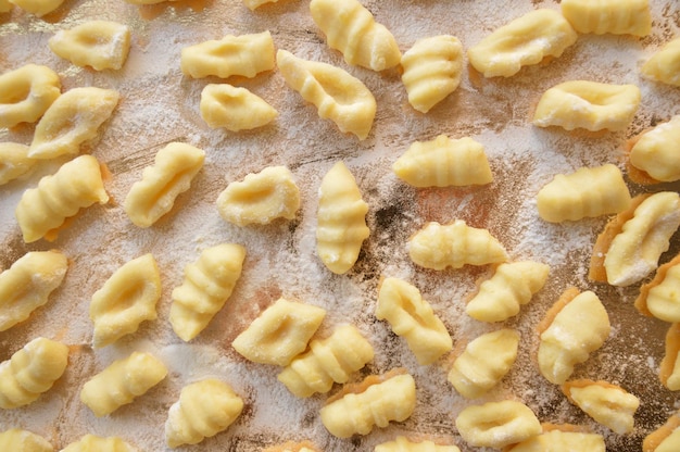 Foto fotografia completa della pasta