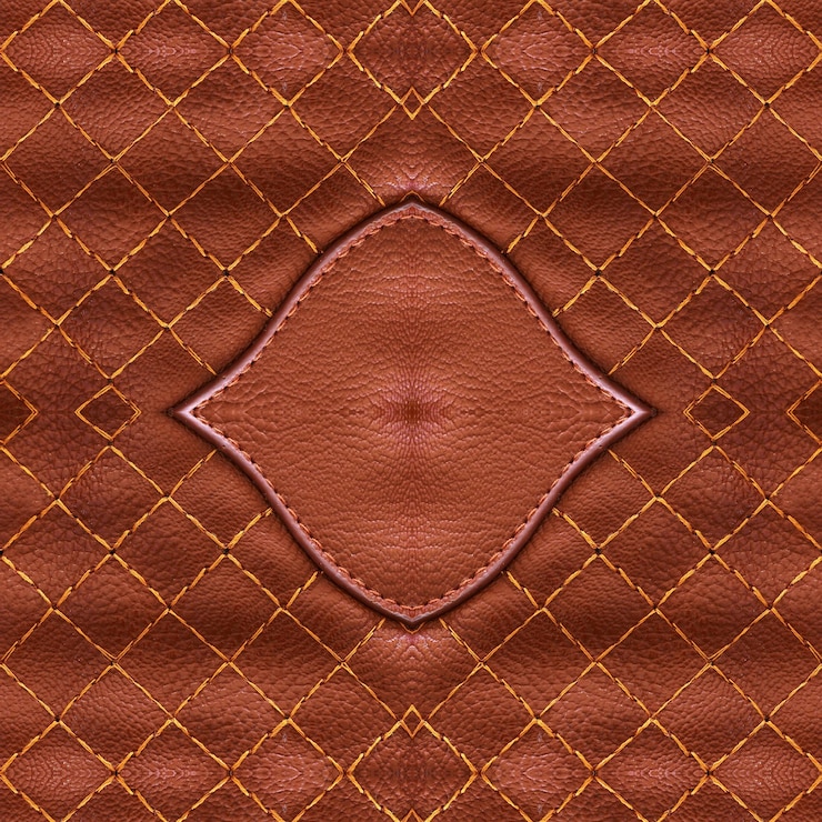 फोटो full frame shot of pattern on leather textile