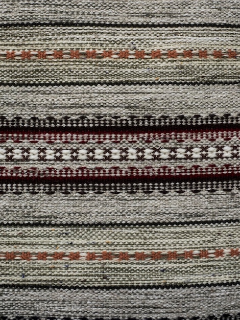 Photo full frame shot of patterned hutsul rug for sale at market