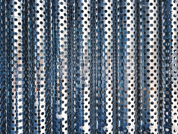 Photo full frame shot of patterned metal