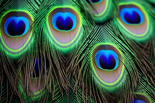 Full frame shot of peacock feather