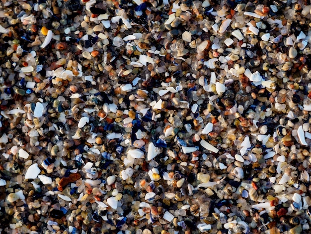 Photo full frame shot of pebbles at beach