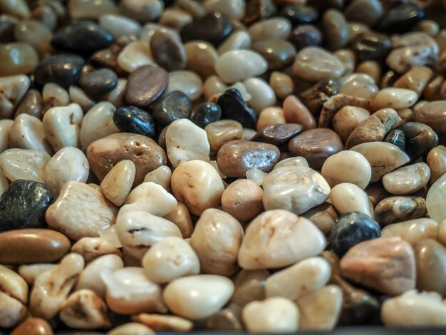 full frame shot of pebbles