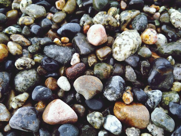 Photo full frame shot of pebbles