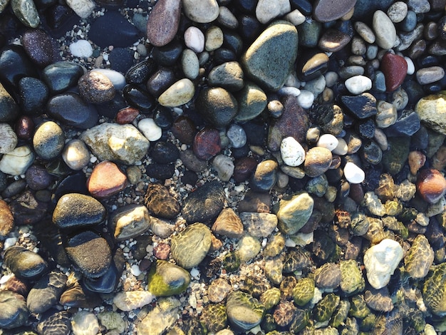 Photo full frame shot of pebbles