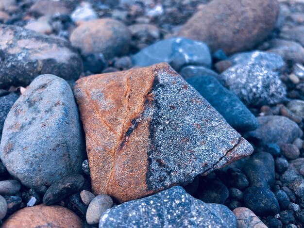 Full frame shot of pebbles