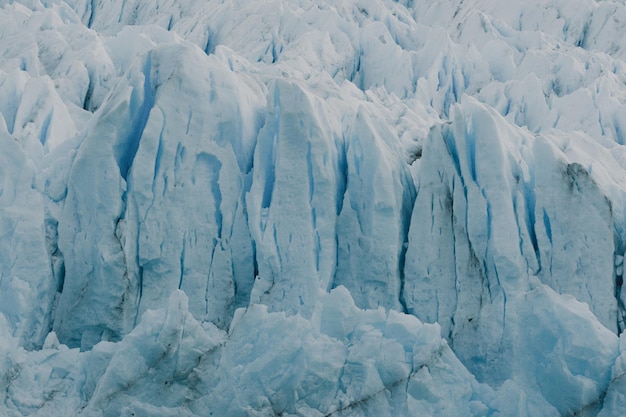 Foto fotografia completa del ghiacciaio perito moreno