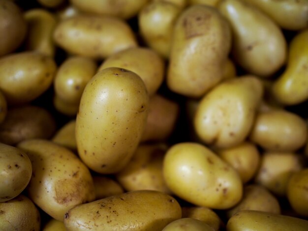 Full frame shot of potatoes