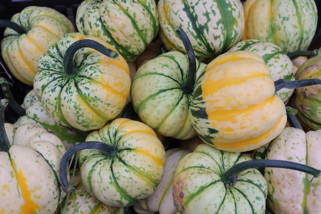 Photo full frame shot of pumpkins for sale at market stall