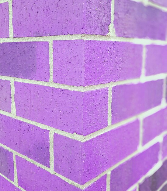 Full frame shot of purple brick wall