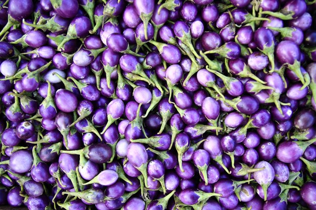 Full frame shot of purple for sale in market