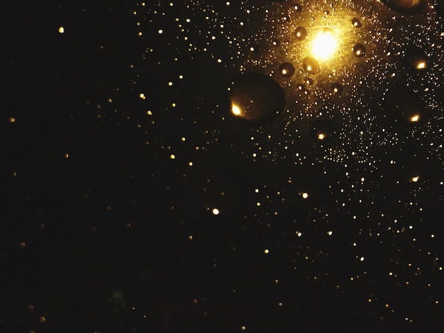 Photo full frame shot of raindrops on glass