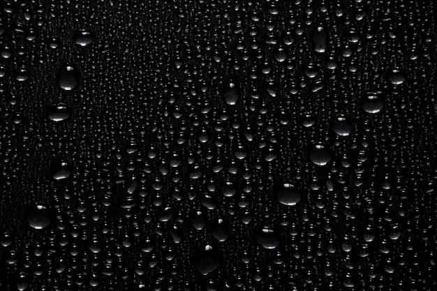 Photo full frame shot of raindrops on glass