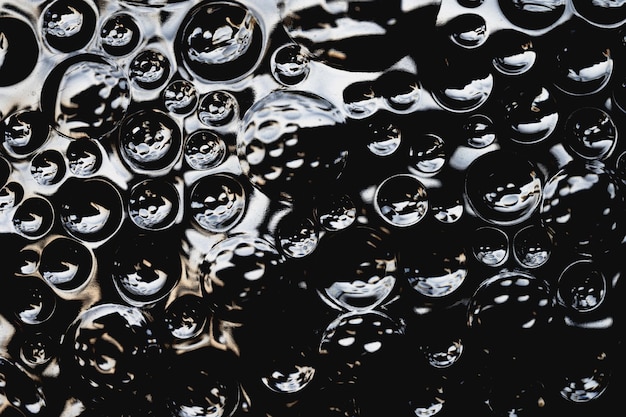 Full frame shot of raindrops on glass