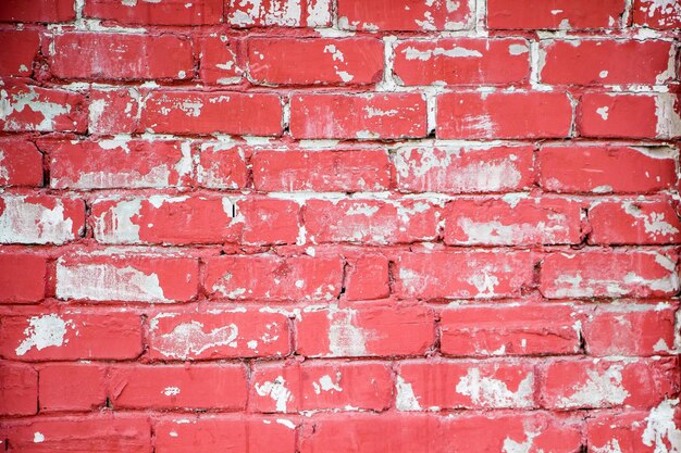 Full frame shot of red brick wall