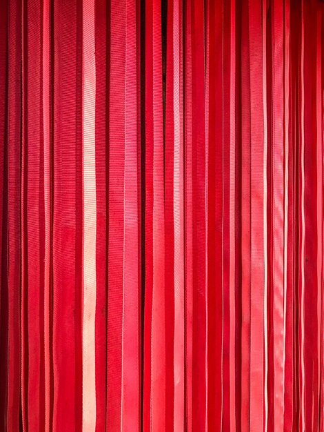 Full frame shot of red curtain