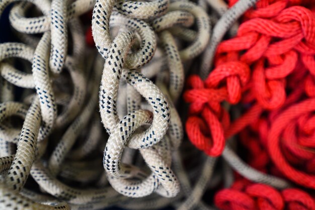 Photo full frame shot of red fabric