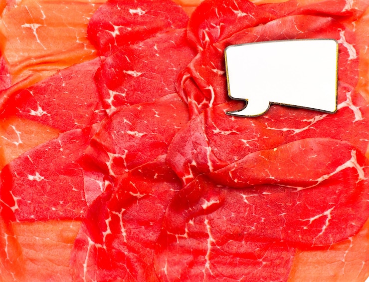 Photo 赤い肉のフルフレームショット