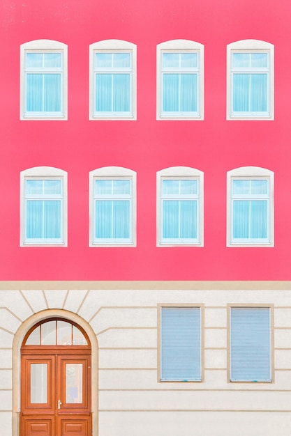 full frame shot of residential building