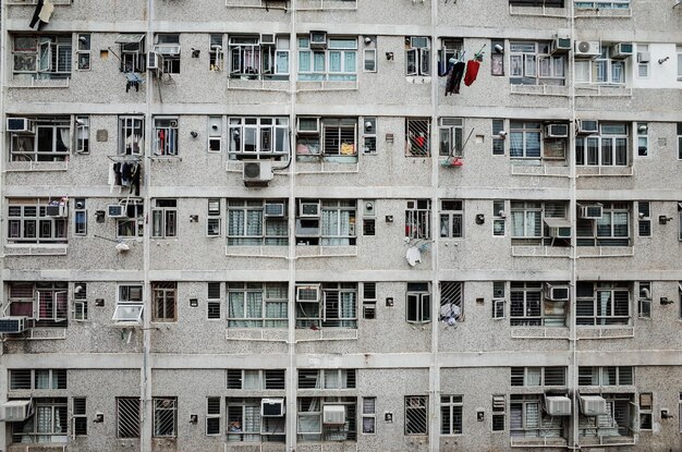 Full frame shot of residential building