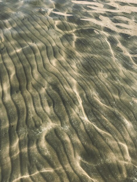 Photo full frame shot of rippled water