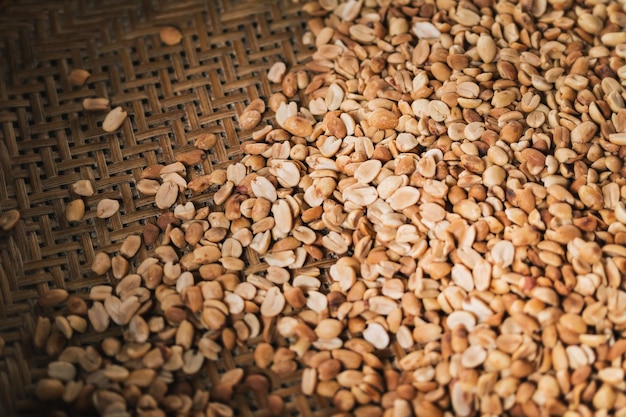 Full frame shot of roasted coffee beans