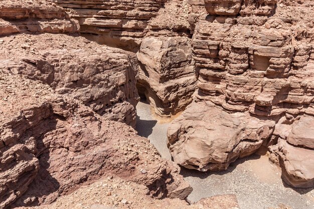 Photo full frame shot of rock formations