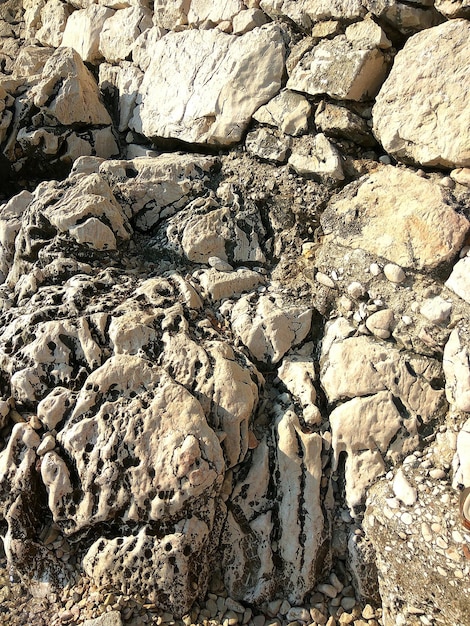 Full frame shot of rock on land