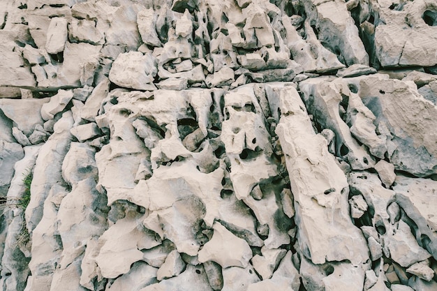 Photo full frame shot of rock on snow