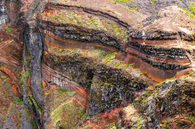 Foto fotografia completa delle montagne rocciose