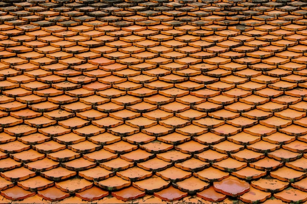 Photo full frame shot of roof tiles