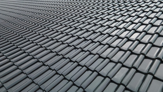 Photo full frame shot of roof tiles