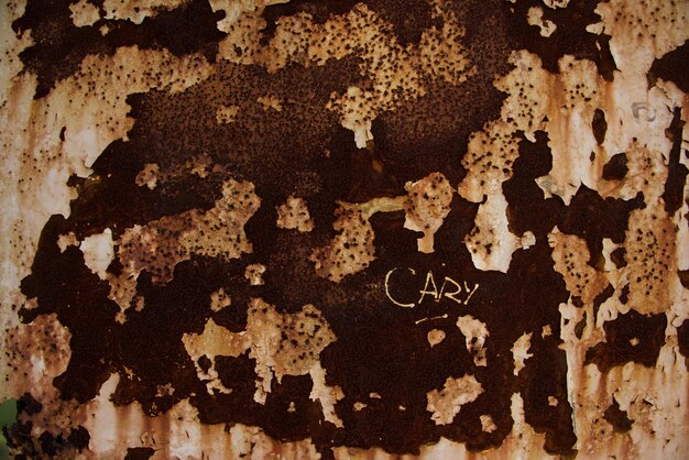 Photo full frame shot of rusty metallic structure