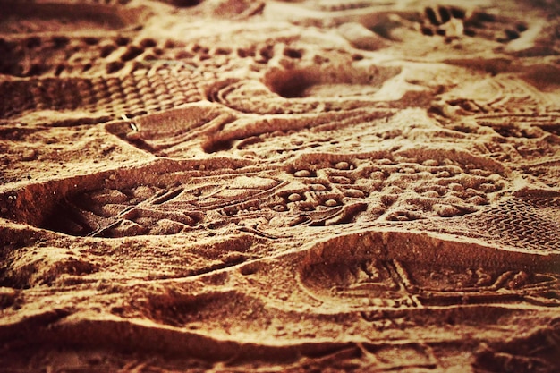 Photo full frame shot of sand at beach