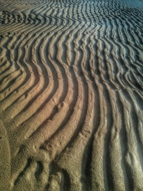 Photo full frame shot of sandy beach