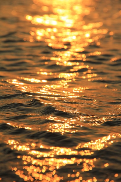 Full frame shot of sea at sunset