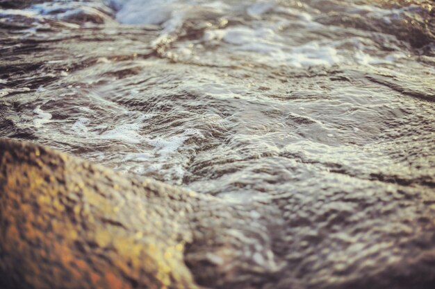 Photo full frame shot of sea waves