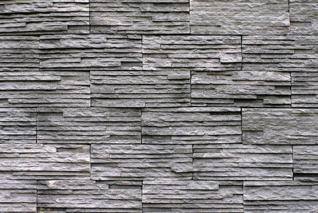 Photo full frame shot of slate stone material texture wall