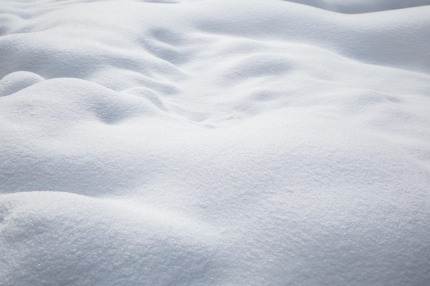 Full frame shot of snow on bed
