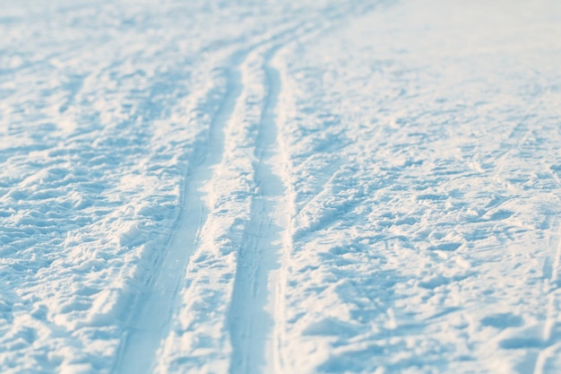 Full frame shot of snow covered land