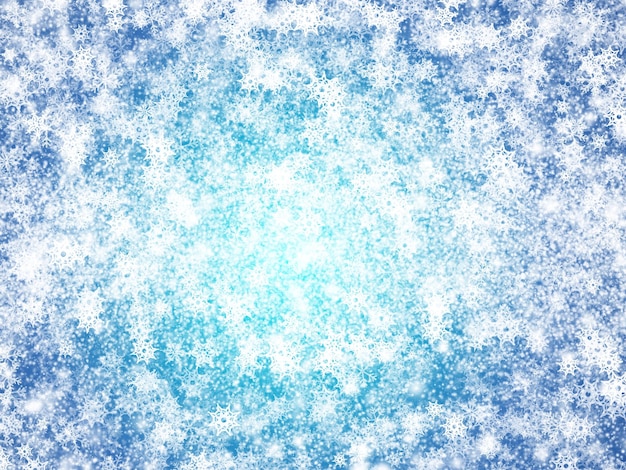 Photo full frame shot of snow flakes