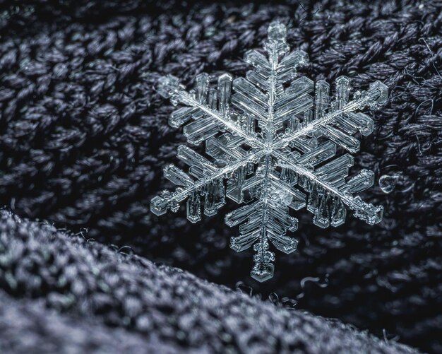 Photo full frame shot of snowflakes