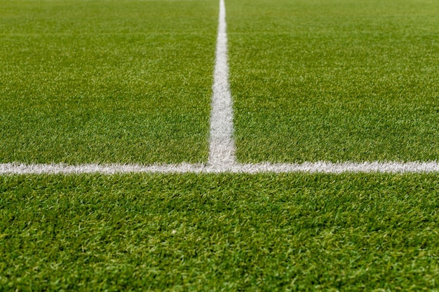 Photo full frame shot of soccer field