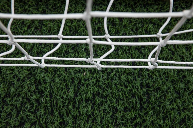 Photo full frame shot of soccer field