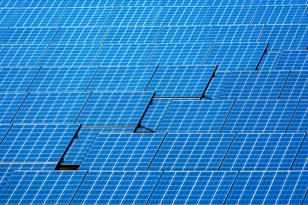Foto immagine completa del pannello solare